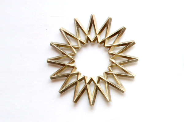 Futagami Brass Trivet - Galaxy