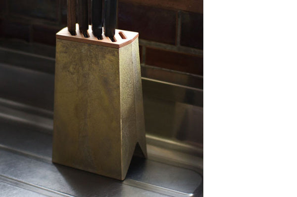 Futagami Brass Knife Stand