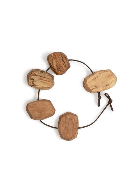 NEW RetRe Wormy Wood Block Trivet