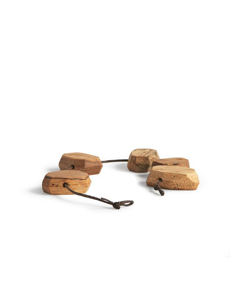 NEW RetRe Wormy Wood Block Trivet