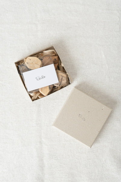 NEW RetRe Wormy Wood Block Trivet