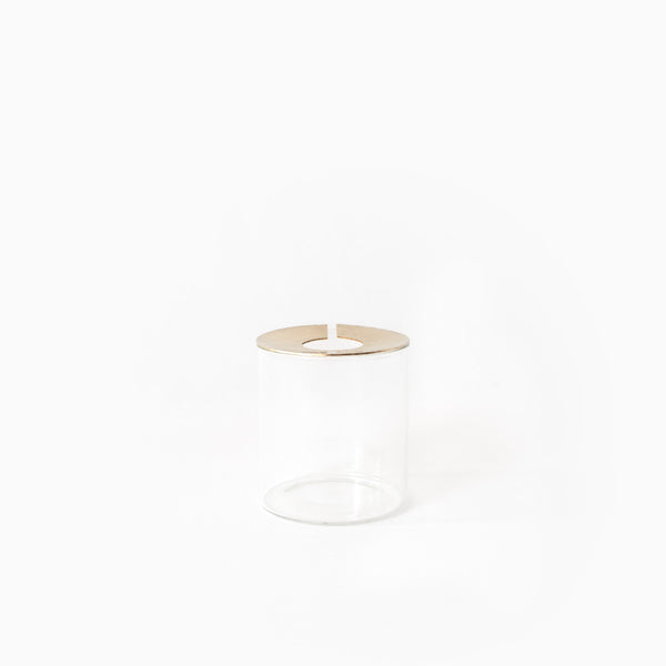 10¹² TERRA large vision glass with hand hammered brass lid